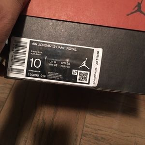 Jordan 12s game royal